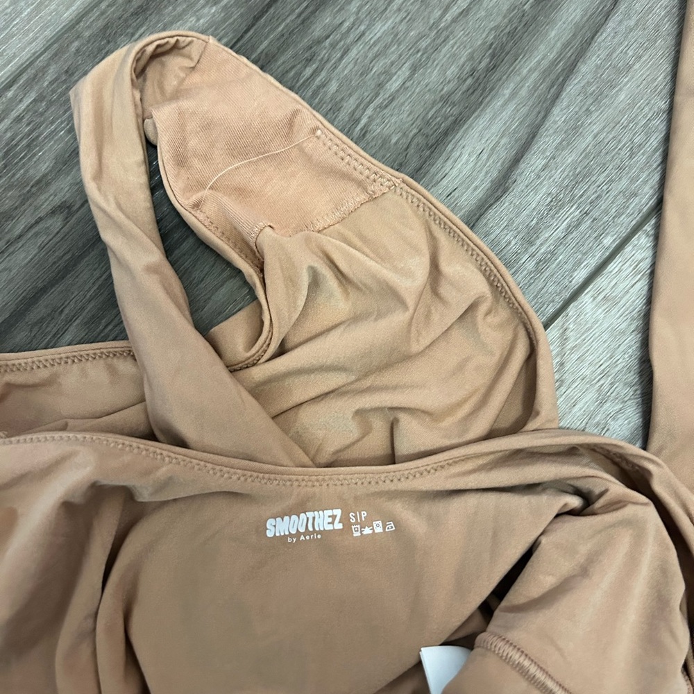 AerieLong Sleeve Nude Bodysuit - Picture 3 of 3